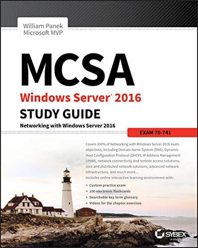 Tapa de MCSA Windows Server 2016 Study Guide