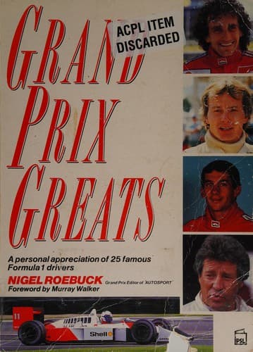 Tapa de Grand Prix Greats
