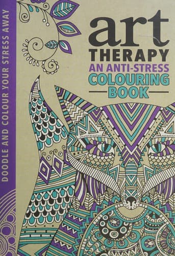 Tapa de Art Therapy Colouring Book