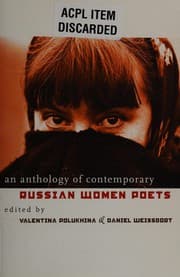 Tapa de An anthology of contemporary Russian women poets