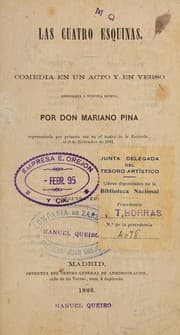 Tapa de Las cuatro esquinas