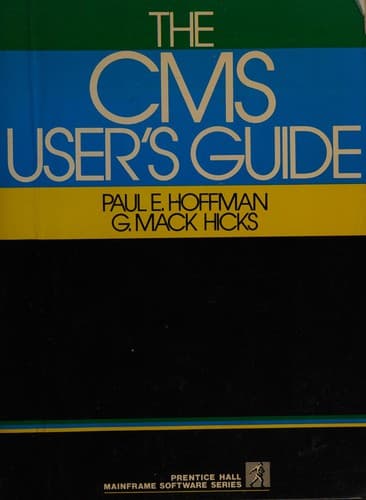 Tapa de The CMS user's guide