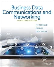 Tapa de Business Data Communications And Networking