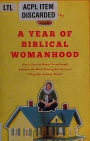 Tapa de A year of Biblical womanhood