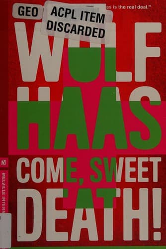 Tapa de Come, Sweet Death!