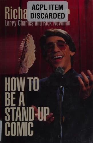 Tapa de How to be a stand-up comic