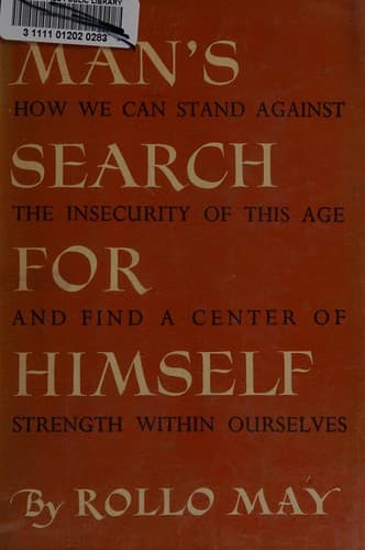 Tapa de Man's search for himself