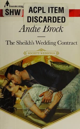 Tapa de The sheikh's wedding contract