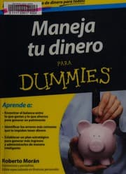 Tapa de Maneja tu dinero para dummies