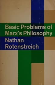 Tapa de Basic Problems of Marx's Philosophy