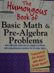 Tapa de The humongous book of basic math and pre-algebra problems