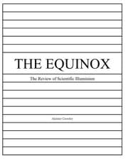 Tapa de The Equinox, Vol. 1, No. 7