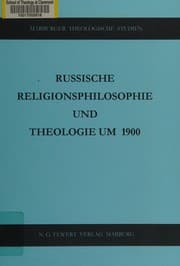 Tapa de Russische Religionsphilosophie und Theologie um 1900