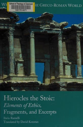 Tapa de Hierocles the Stoic