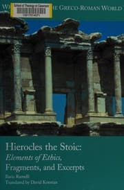 Tapa de Hierocles the Stoic
