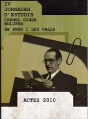 Tapa de IV Jornades d'Estudis "Carmel Giner Bolufer" de Pego i Les Valls