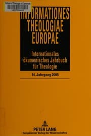 Tapa de Informationes Theologiae Europae, vol. 14/2005