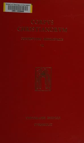 Tapa de Collectio Canonum in V libris