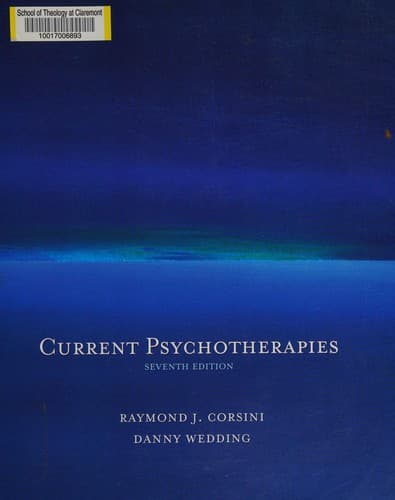 Tapa de Current psychotherapies