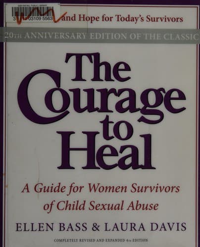 Tapa de The courage to heal