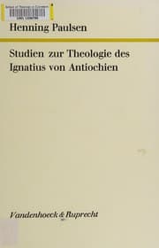 Tapa de Studien zur Theologie des Ignatius von Antiochien