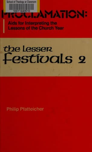Tapa de The Lesser Festivals