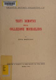 Tapa de Testi demotici nella collezione Michaelidis