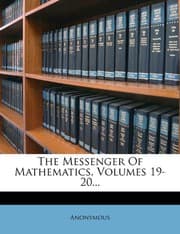 Tapa de The Messenger Of Mathematics, Volumes 19-20...