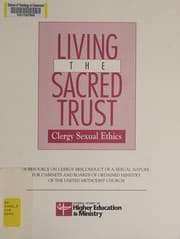Tapa de Living the sacred trust
