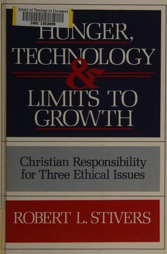 Tapa de Hunger, technology & limits to growth