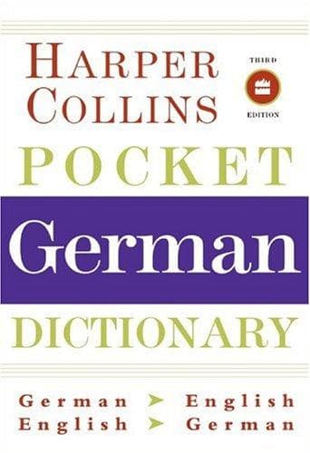 Tapa de HarperCollins Pocket German Dictionary, 3rd Edition (HarperCollins Pocket Dictionaries)