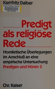 Tapa de Predigt als religiöse Rede