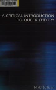 Tapa de A critical introduction to queer theory