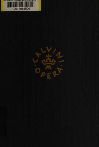 Tapa de Joannis Calvini opera selecta