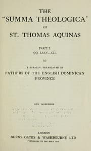 Tapa de The "Summa theologica" of St. Thomas Aquinas - Part I QQ LXXV-CII