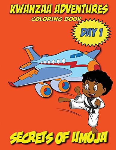 Tapa de Kwanzaa Adventures Coloring Book