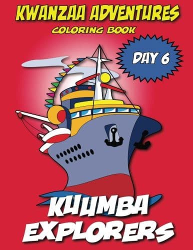 Tapa de Kwanzaa Adventures Coloring Book