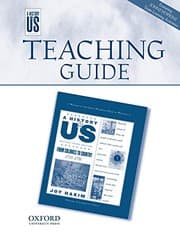 Tapa de Teaching Guide from Colonies to Country : Middle/High School Teaching Guide, A History of US