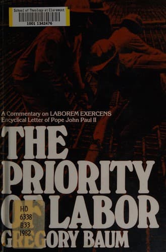 Tapa de The priority of labor