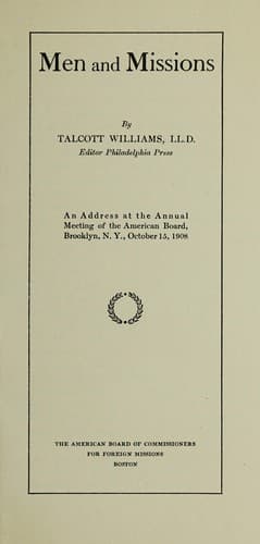 Tapa de Men and missions