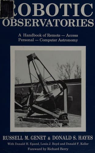 Tapa de Robotic Observatories