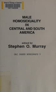 Tapa de Male Homosexuality in Central and South America