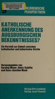 Tapa de Katholische Anerkennung des Augsburgischen Bekenntnisses?