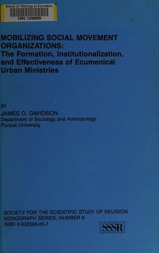 Tapa de Mobilizing social movement organizations