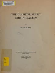 Tapa de The classical Arabic writing system