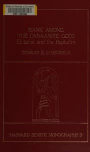 Tapa de Rank among the Canaanite gods