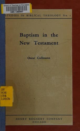 Tapa de Baptism in the New Testament