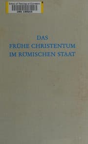 Tapa de Das frühe Christentum im römischen Staat