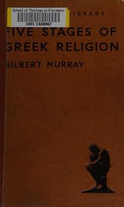 Tapa de Five stages of Greek religion