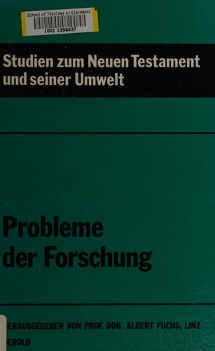 Tapa de Probleme der Forschung